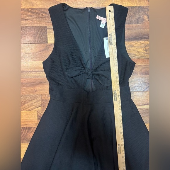 Anthropologie Hutch Black Ribbed Keyhole Front Dress Woman Size S Party Cocktail - Picture 10 of 10